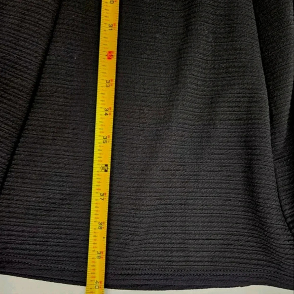 Lane Bryant Black Ribbed Stretchy Dress - Picture 8 of 9